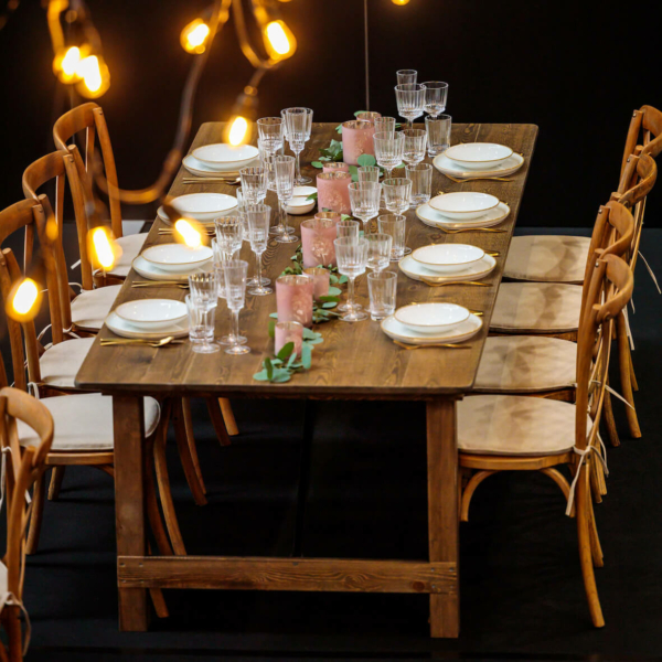 Holz Dinner - Eckig – Bild 6