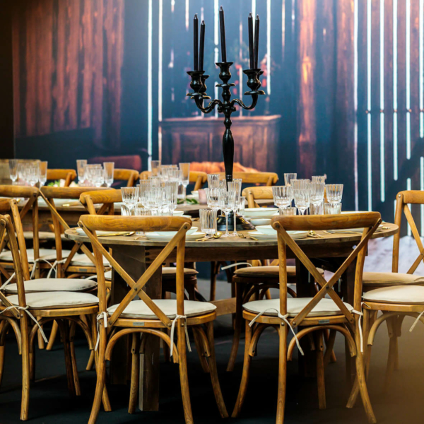 Holz Dinner - Rund – Bild 5