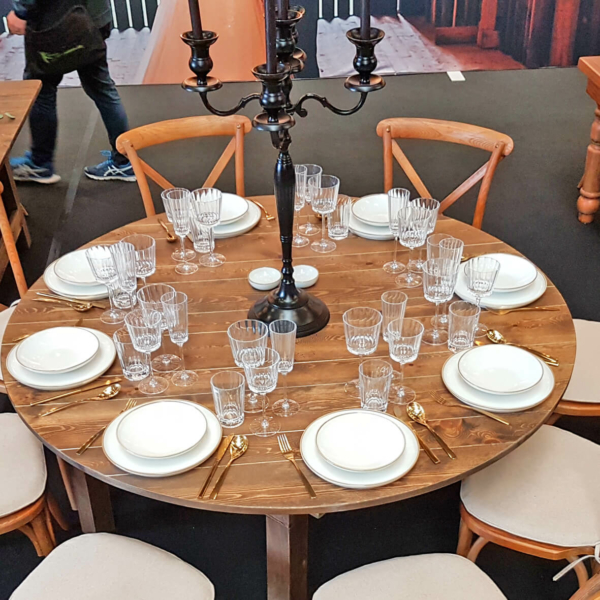 Holz Dinner - Rund – Bild 6