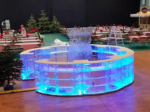 KUNSTEIS THEKE RUND